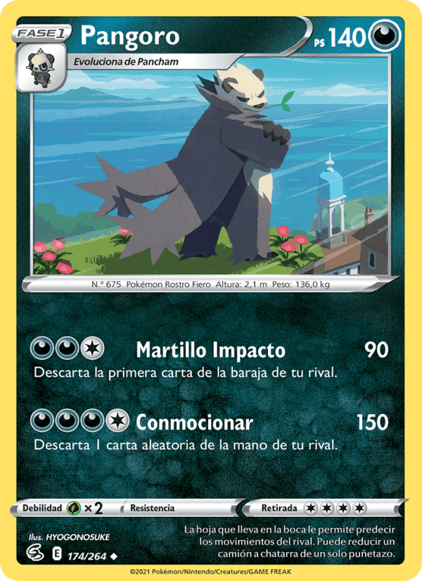 Pangoro, carta 174 de Golpe Fusión