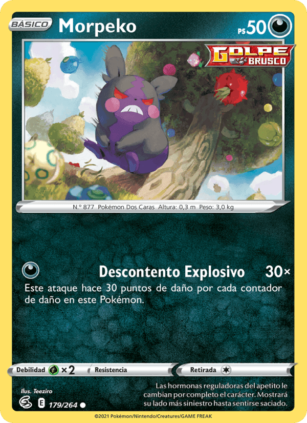 Morpeko, carta 179 de Golpe Fusión