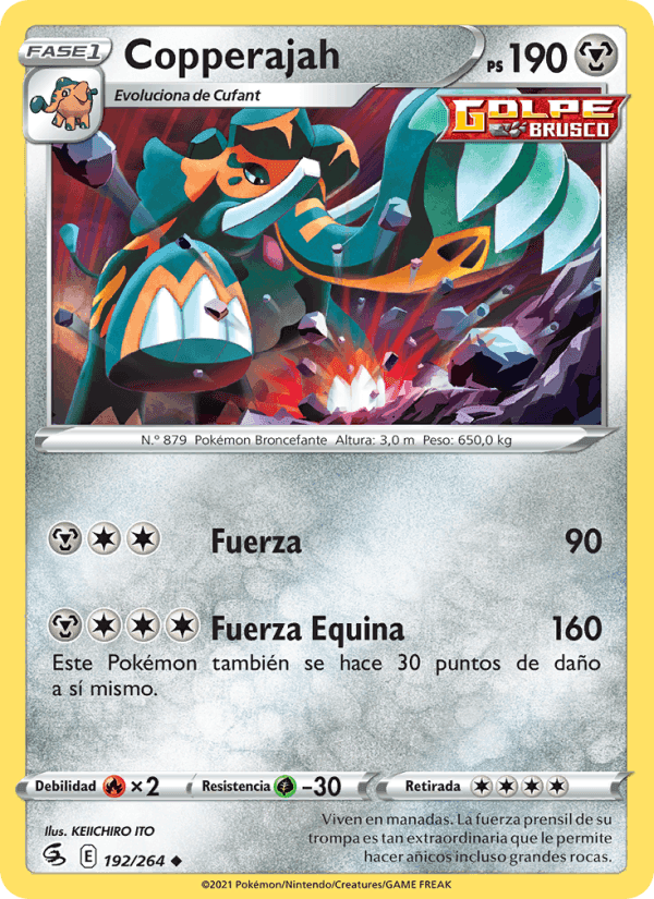 Copperajah, card 192 from Golpe Fusión
