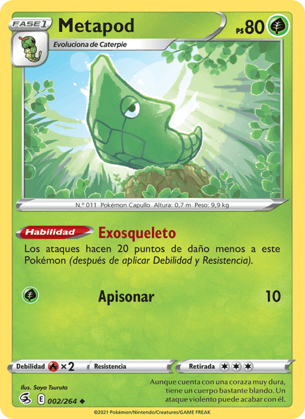 Metapod, carta 2 di Golpe Fusión