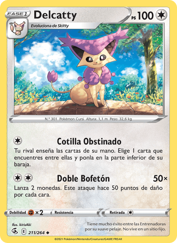 Delcatty, carta 211 de Golpe Fusión