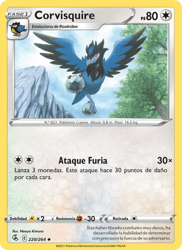 Corvisquire, card 220 from Golpe Fusión