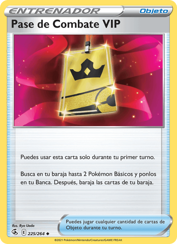 Pase de Combate VIP, card 225 from Golpe Fusión