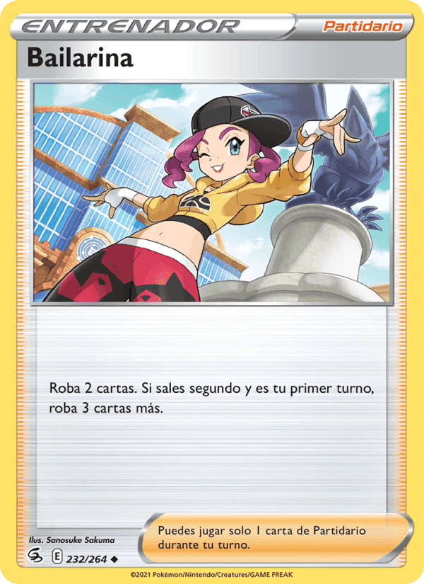 Bailarina, card 232 from Golpe Fusión
