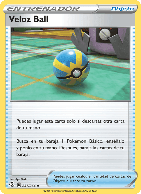 Veloz Ball, carta 237 di Golpe Fusión