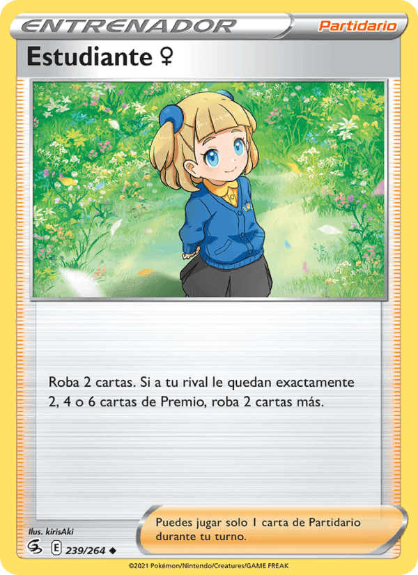 Estudiante ♀, card 239 from Golpe Fusión