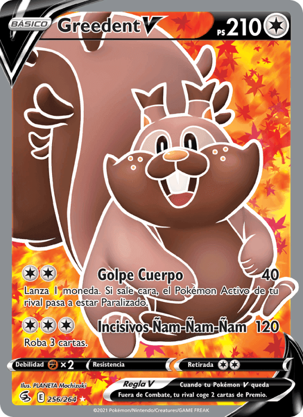 Greedent V, card 256 from Golpe Fusión