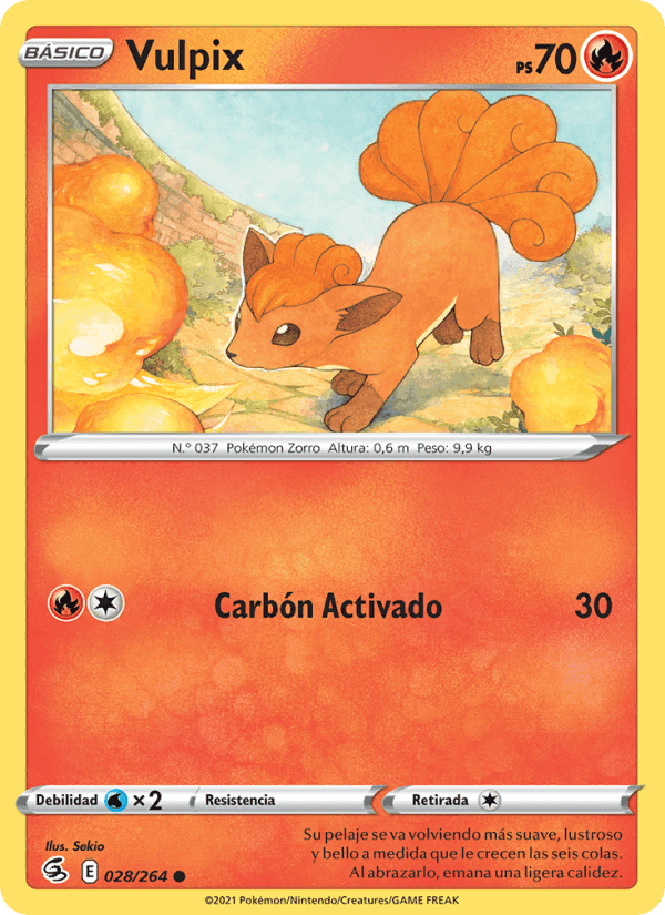 Golpe Fusión の 28 番、Vulpix