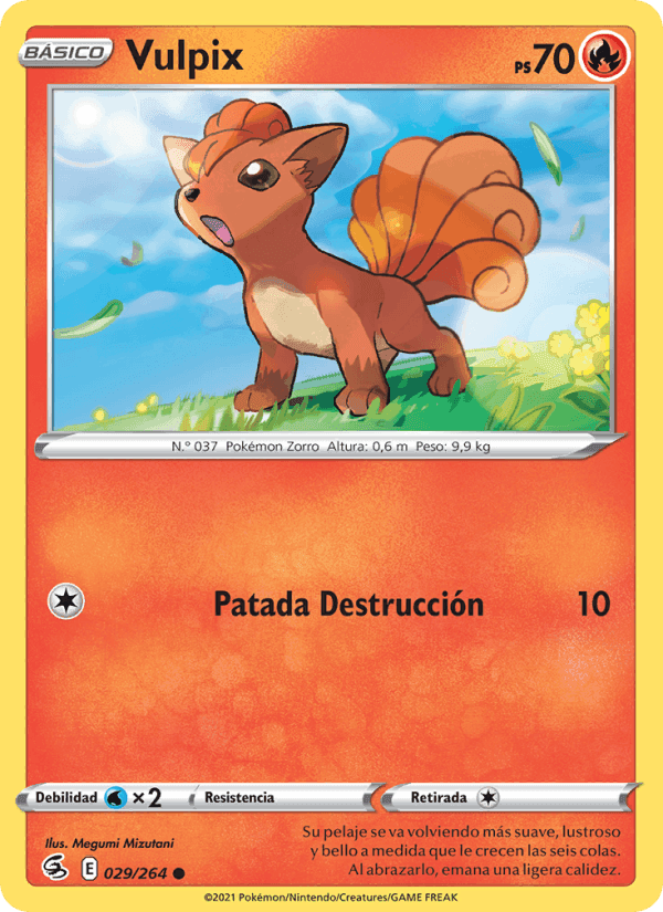 Golpe Fusión の 29 番、Vulpix