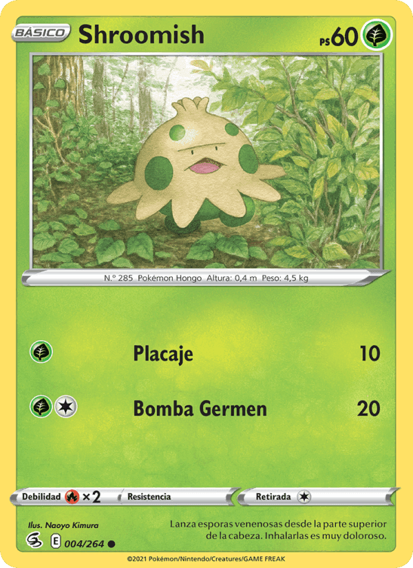 Shroomish, carte 4 de Golpe Fusión