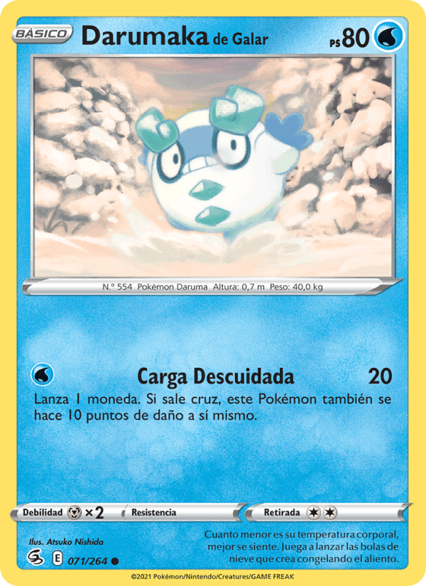Darumaka de Galar, card 71 from Golpe Fusión