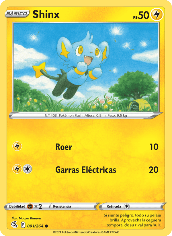Shinx, carta 91 de Golpe Fusión