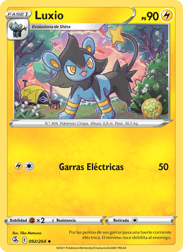 Luxio, carta 92 de Golpe Fusión