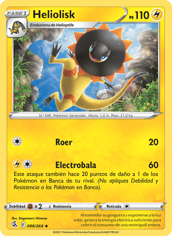 Heliolisk, carta 99 de Golpe Fusión