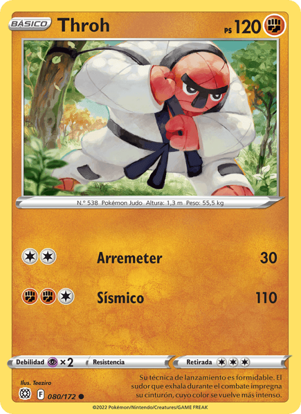 Throh, card 080 from Astros Brillantes