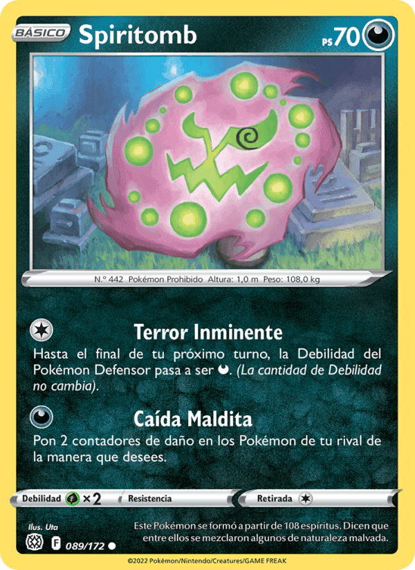 Spiritomb, carta 089 de Astros Brillantes