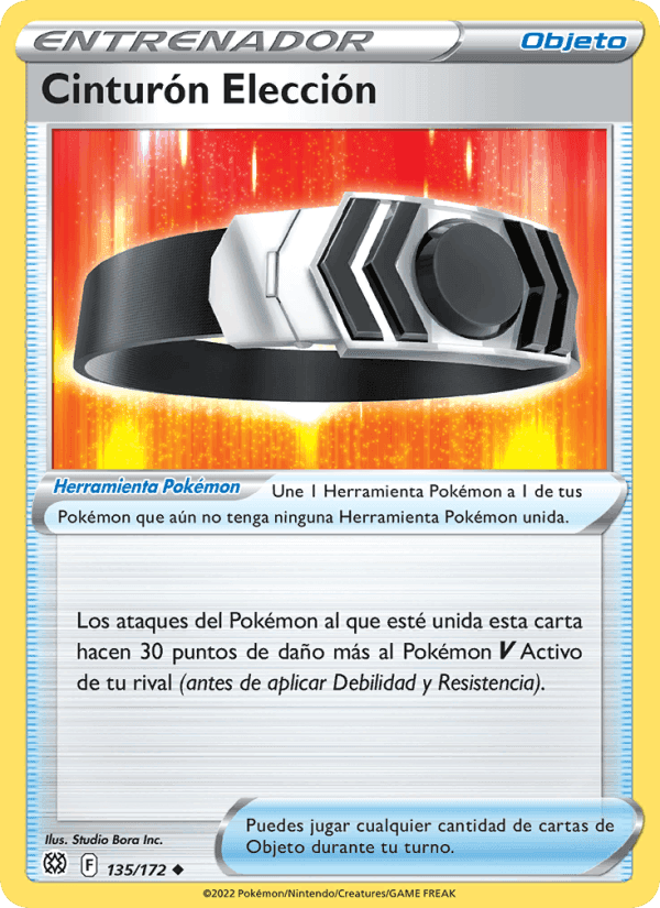 Cinturón Elección, carta 135 de Astros Brillantes