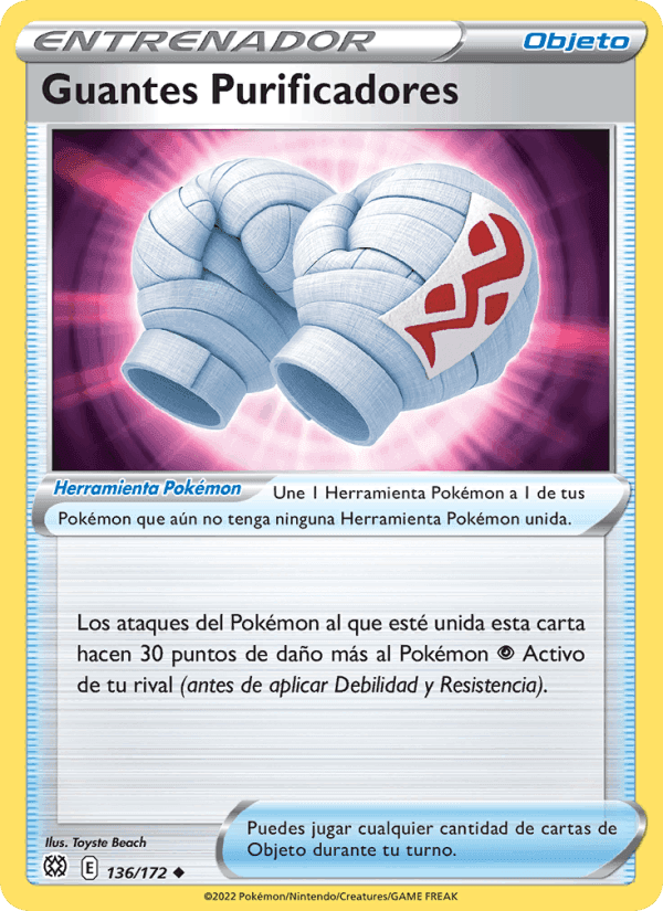 Guantes Purificadores, carta 136 de Astros Brillantes