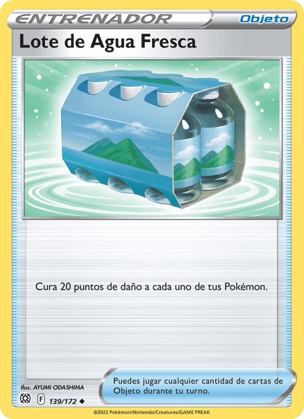 Lote de Agua Fresca, card 139 from Astros Brillantes