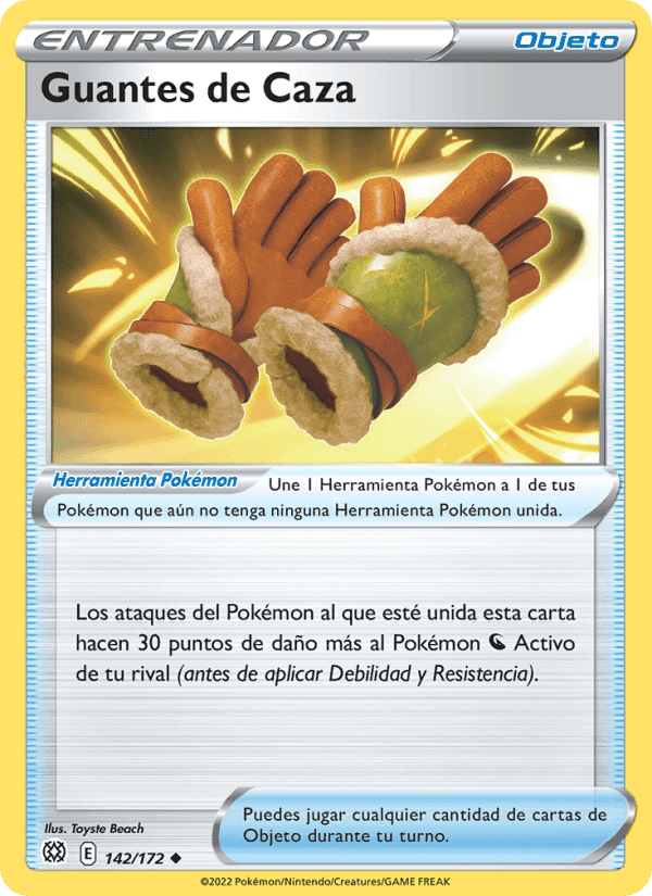 Guantes de Caza, carta 142 di Astros Brillantes