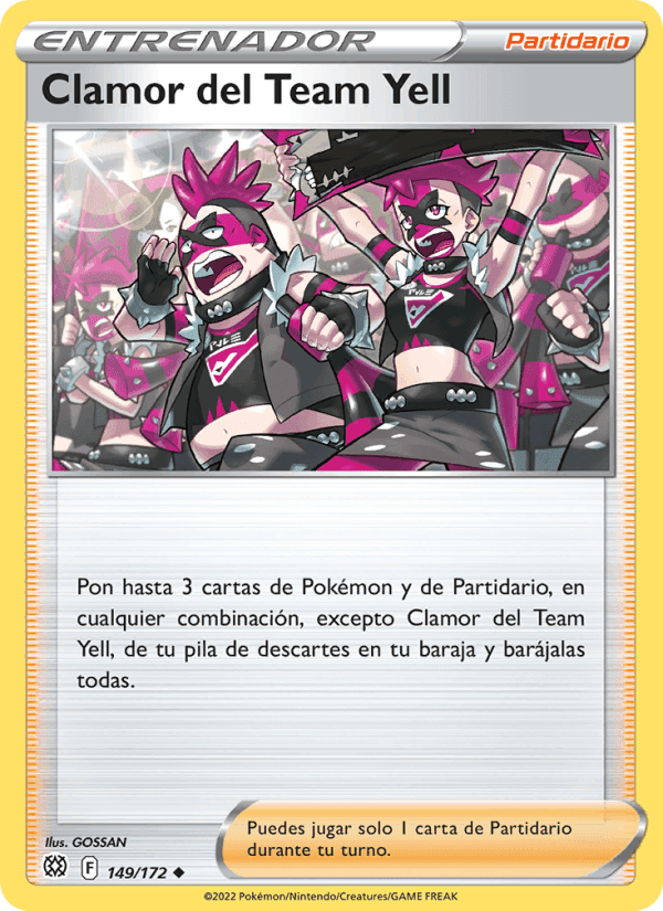 Clamor del Team Yell, card 149 from Astros Brillantes