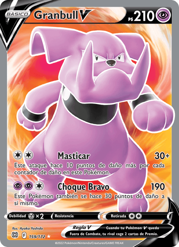Granbull V, carta 159 de Astros Brillantes