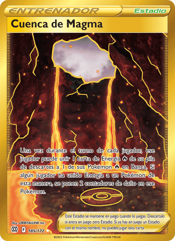 Cuenca de Magma, card 185 from Astros Brillantes