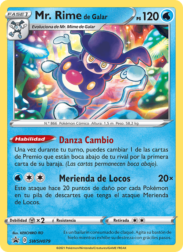 Mr. Rime de Galar, carte SWSH079 de Cartas de promoción ESES