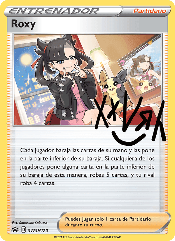 Roxy, carta SWSH120 de Cartas de promoción ESES