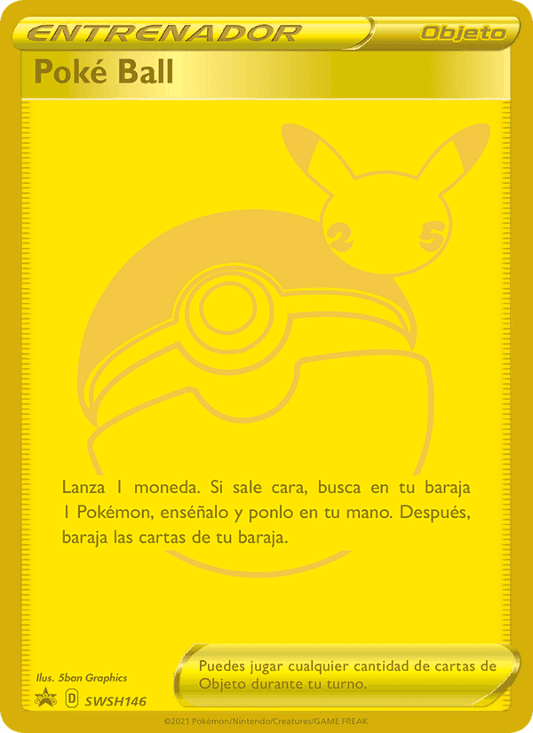 Poké Ball, carta SWSH146 de Cartas de promoción ESES