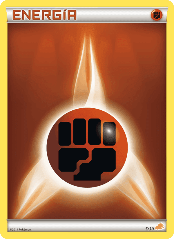 Energía Lucha, carta 5 de Kit de Entrenador BW (Excadrill)