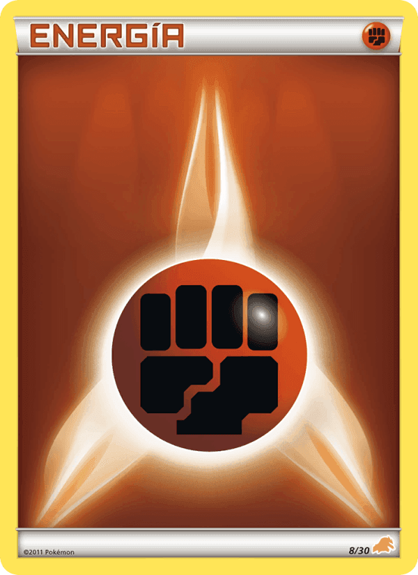 Energía Lucha, carta 8 de Kit de Entrenador BW (Excadrill)