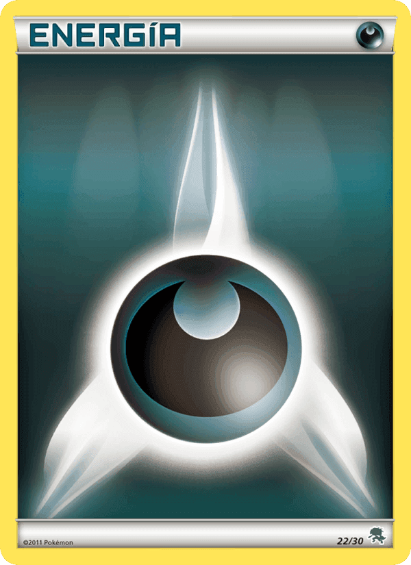 Energía Oscura, card 22 from Kit de Entrenador XY (Pikachu Enmascarada)