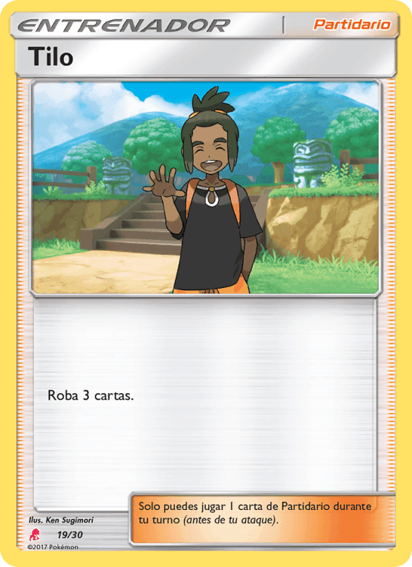 Tilo, carta 19 de Kit de Entrenador Sol y Luna (Lycanroc)
