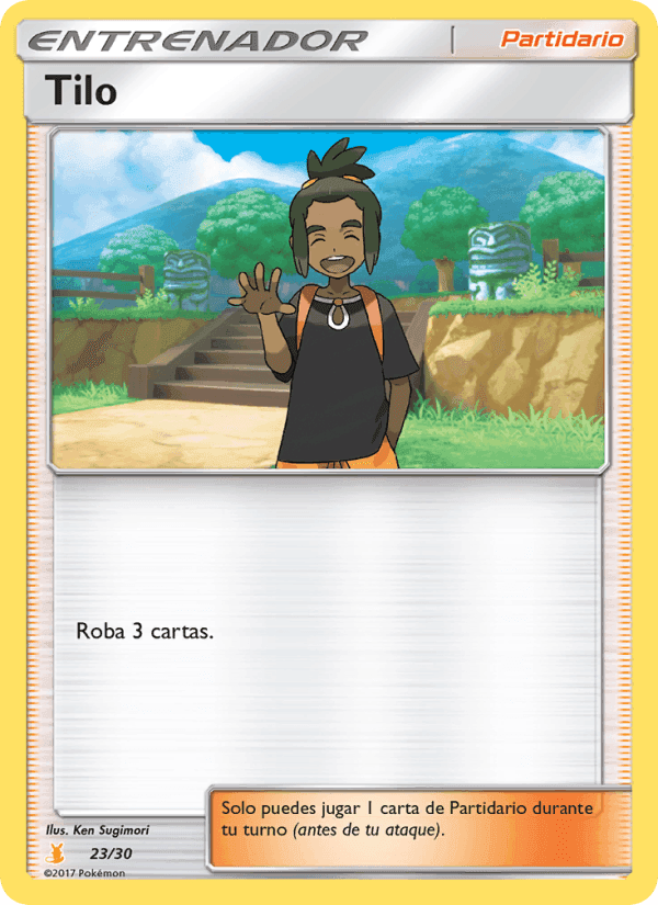Tilo, carta 23 de Kit de Entrenador Sol y Luna (Raichu de Alola)