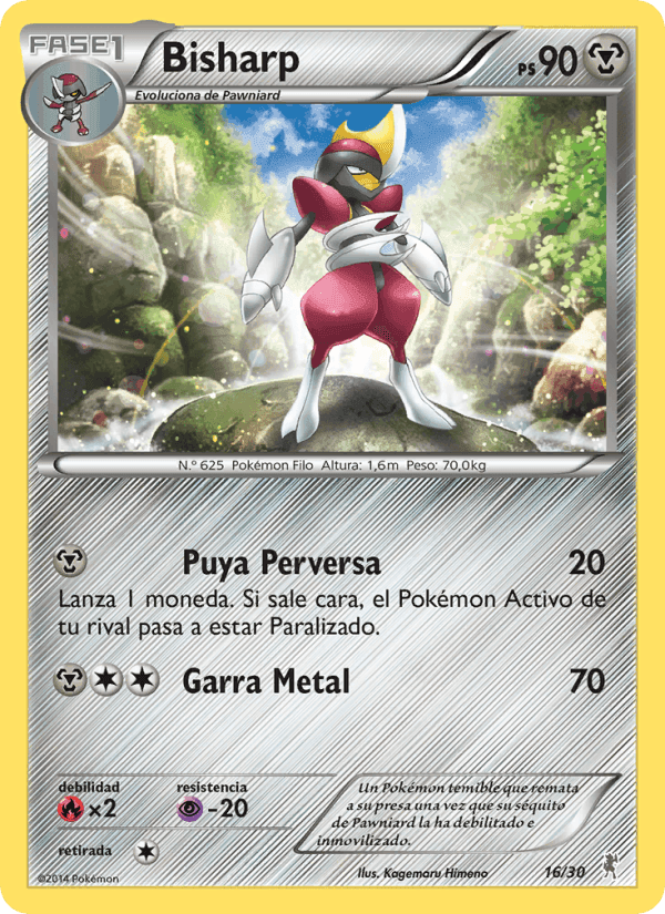 Bisharp, card 16 from Kit de Entrenador XY (Bisharp)