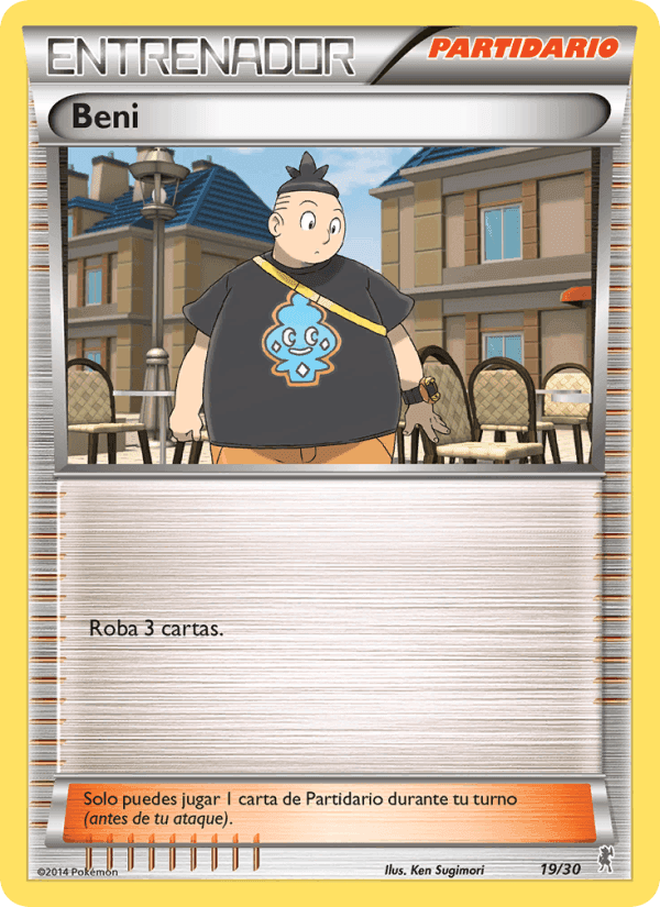 Beni, carta 19 di Kit de Entrenador XY (Bisharp)