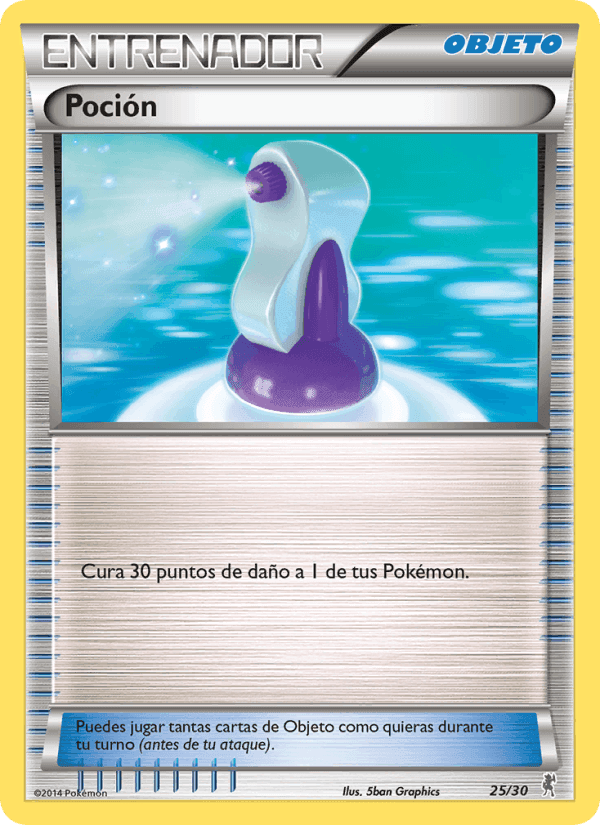 Poción, carta 25 de Kit de Entrenador XY (Bisharp)