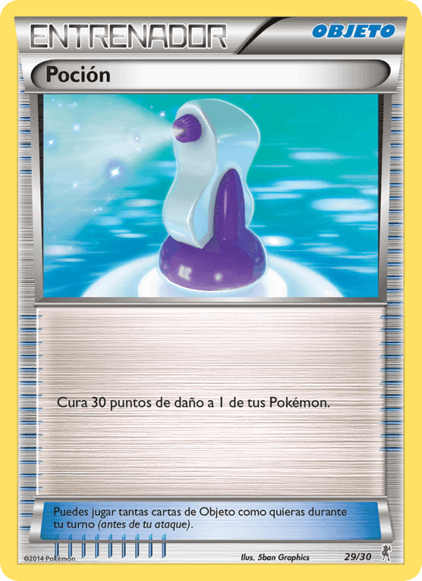 Poción, carta 29 di Kit de Entrenador XY (Bisharp)