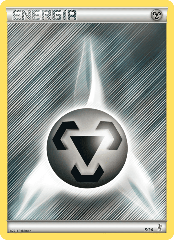Energía Metálica, carta 5 de Kit de Entrenador XY (Bisharp)