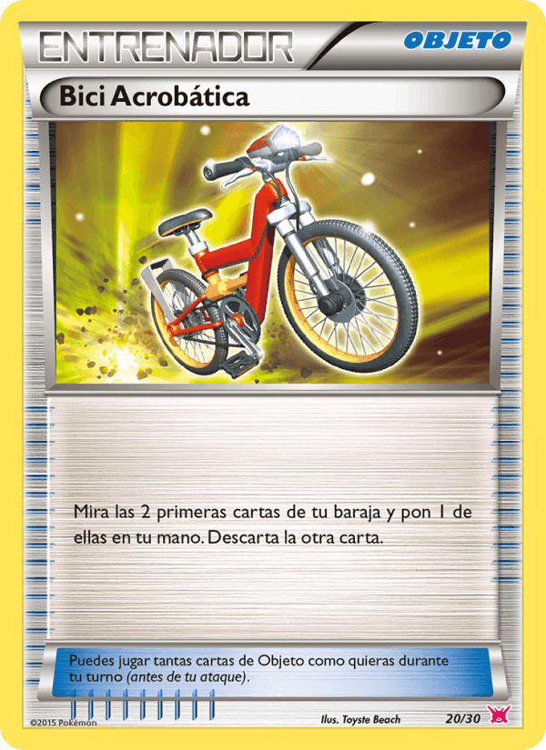 Bici Acrobática, carte 20 de Kit de Entrenador XY (Latias)