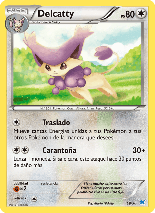 Delcatty, carta 19 de Kit de Entrenador XY (Latios)
