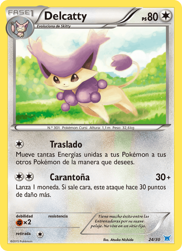 Delcatty, carta 24 de Kit de Entrenador XY (Latios)