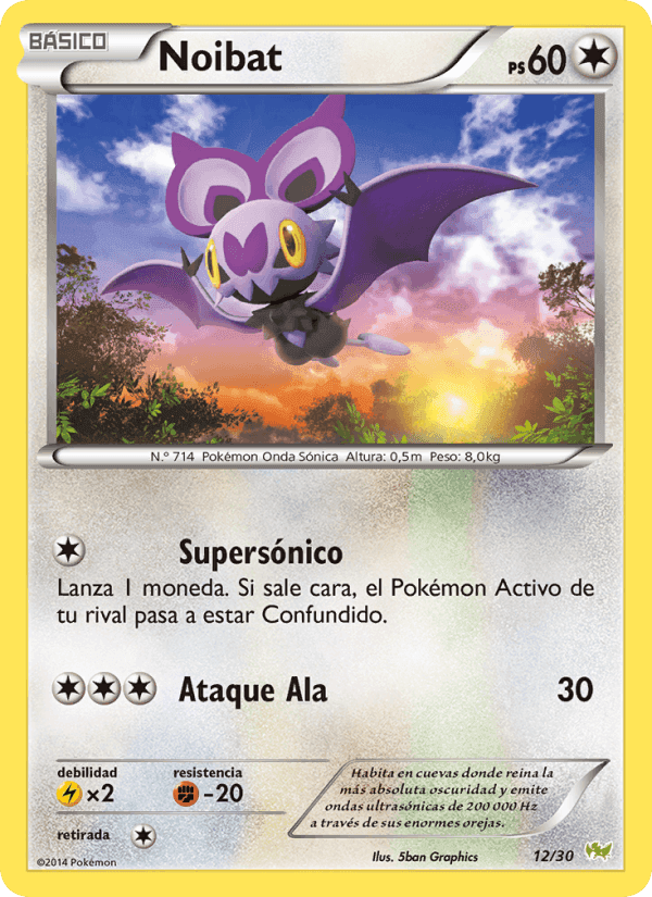 Noibat, carta 12 de Kit de Entrenador XY (Noivern)
