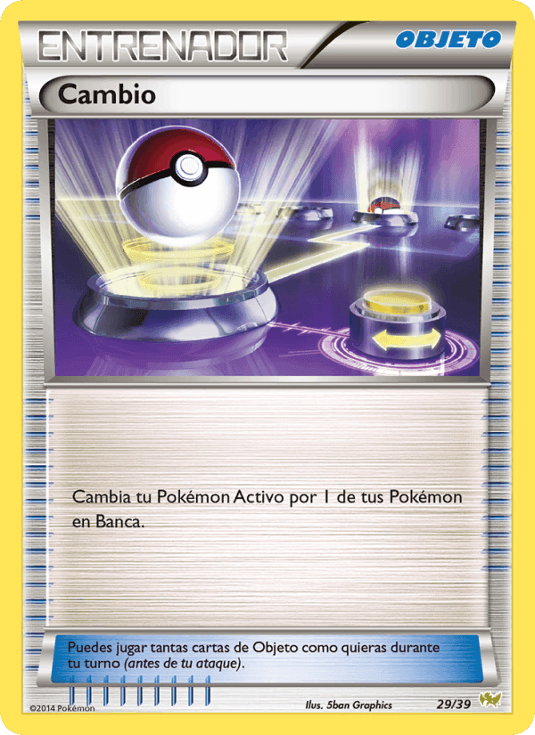 Cambio, card 29 from Kit de Entrenador XY (Noivern)