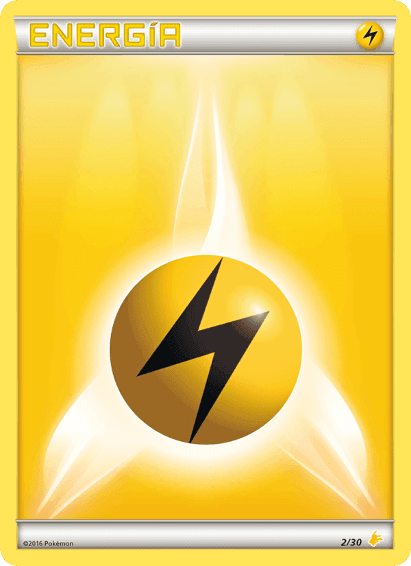 Energía Rayo, carta 2 di Kit de Entrenador XY (Pikachu Enmascarada)