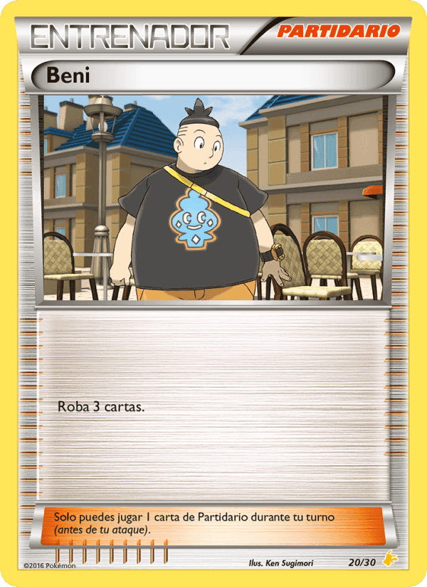 Beni, card 20 from Kit de Entrenador XY (Pikachu Enmascarada)