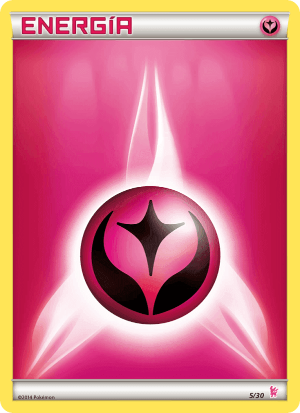 Energía Hada, carta 5 di Kit de Entrenador XY (Pikachu Enmascarada)