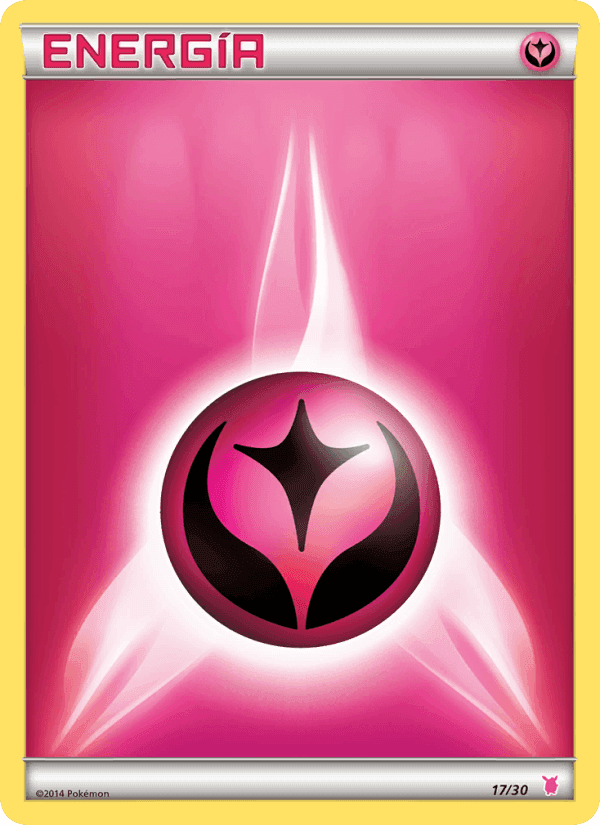 Energía Hada, carta 17 de Kit de Entrenador XY (Wigglytuff)