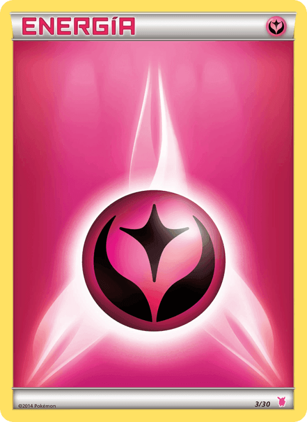 Energía Hada, carta 3 de Kit de Entrenador XY (Wigglytuff)